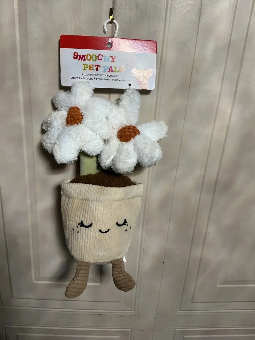 Linzy Toys Plant Pals Buddies Potted Flower White Daisy Plush Stuffed Toy 12